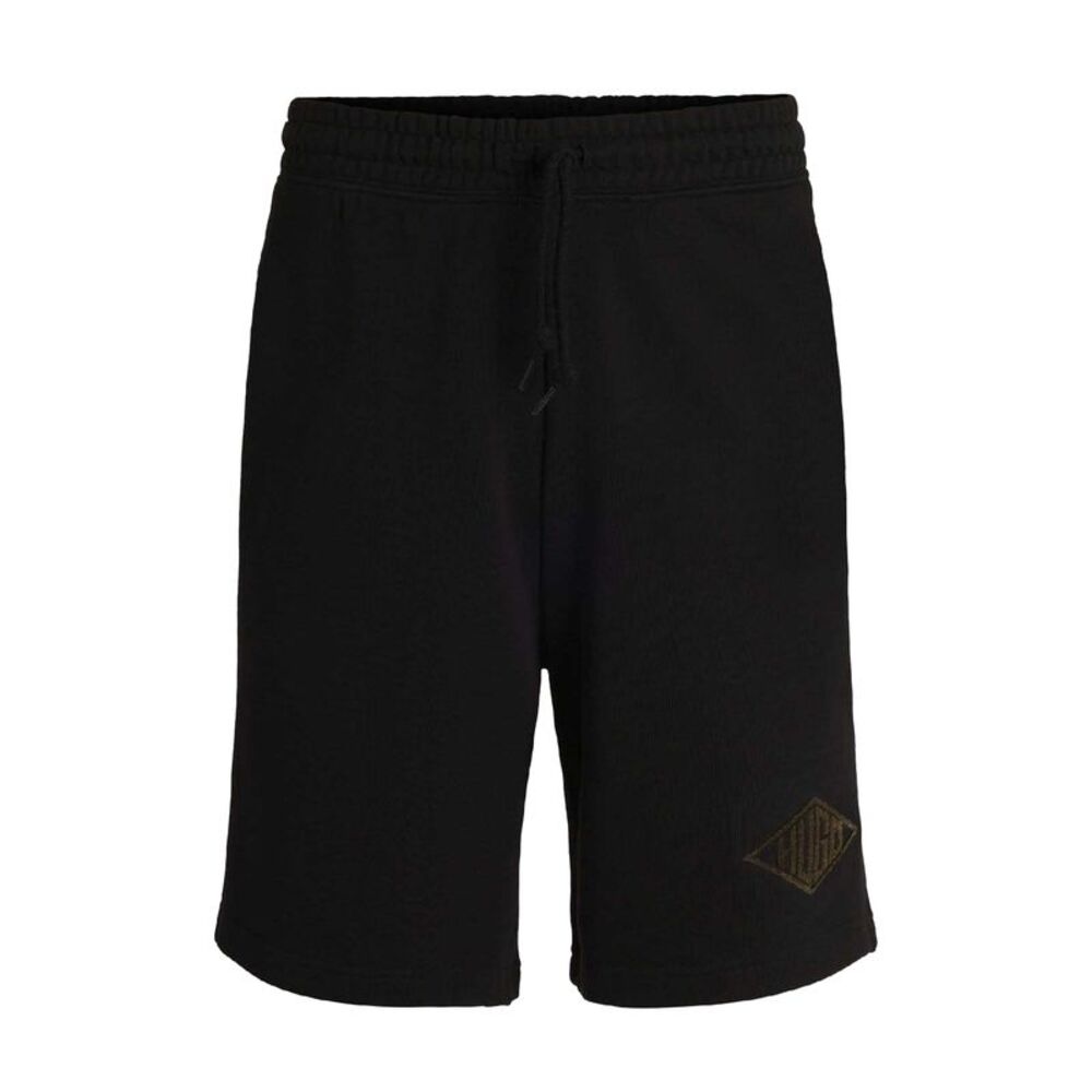 Hugo Mens Damtus Embroidered Logo Shorts / Black